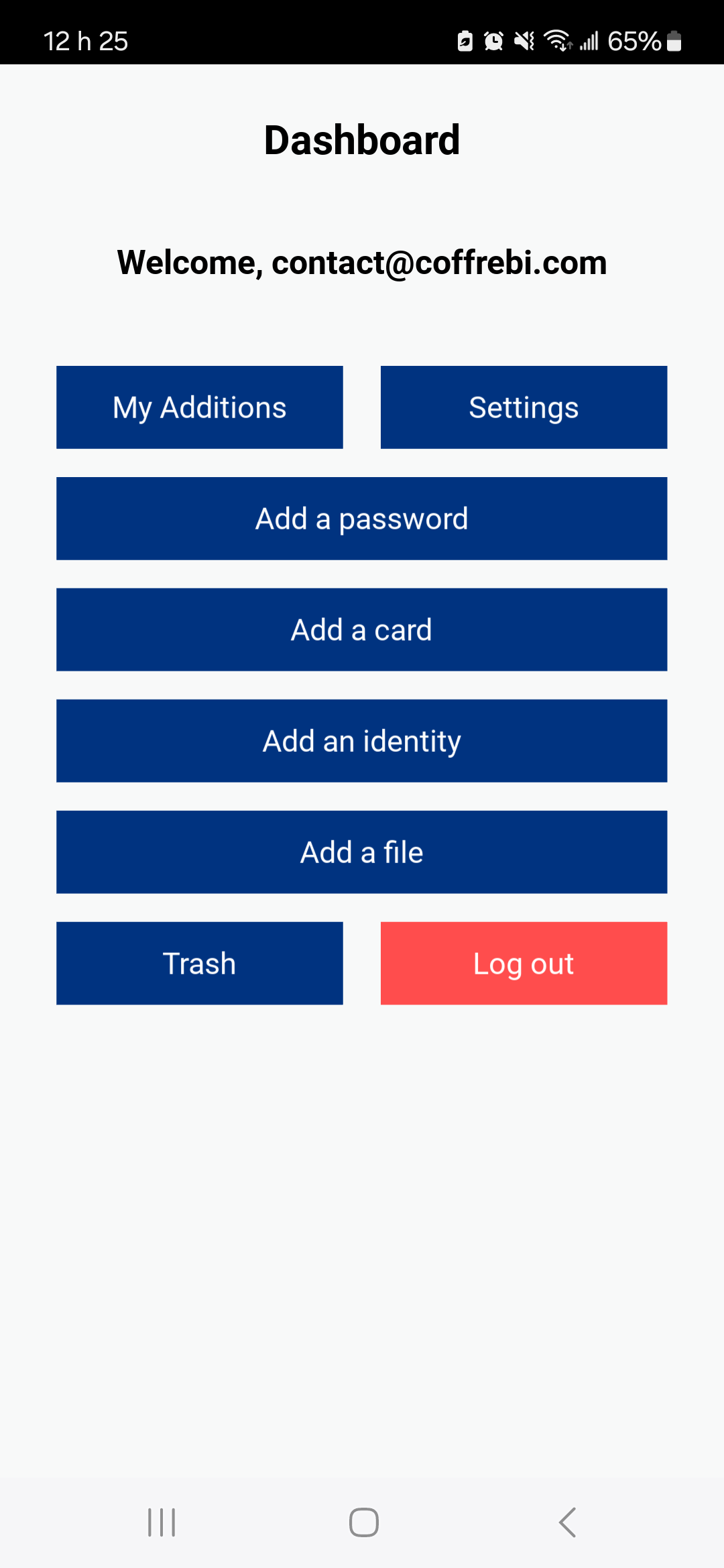 Mobile Dashboard