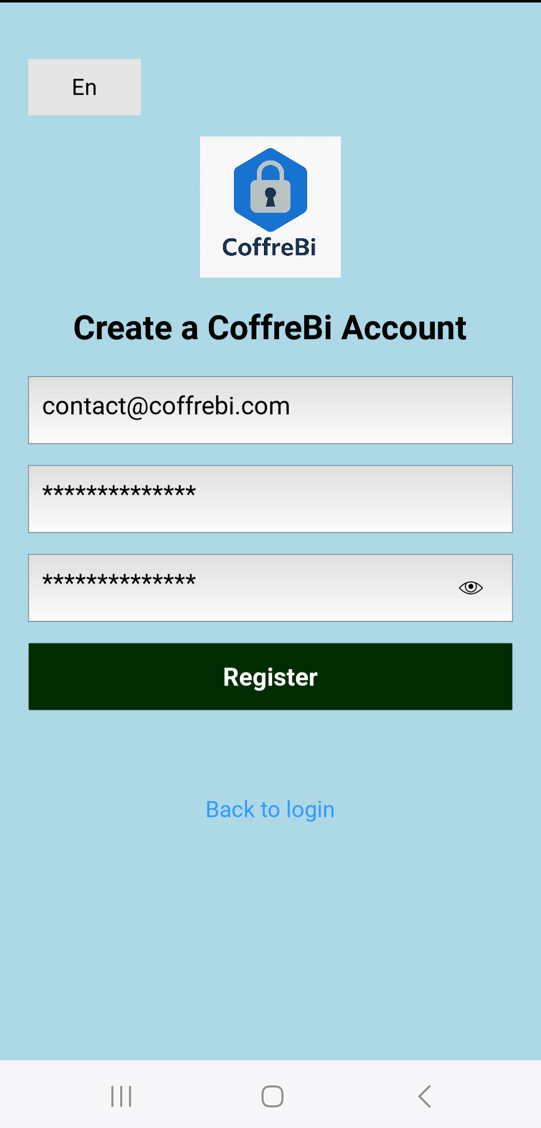 Mobile Account Creation